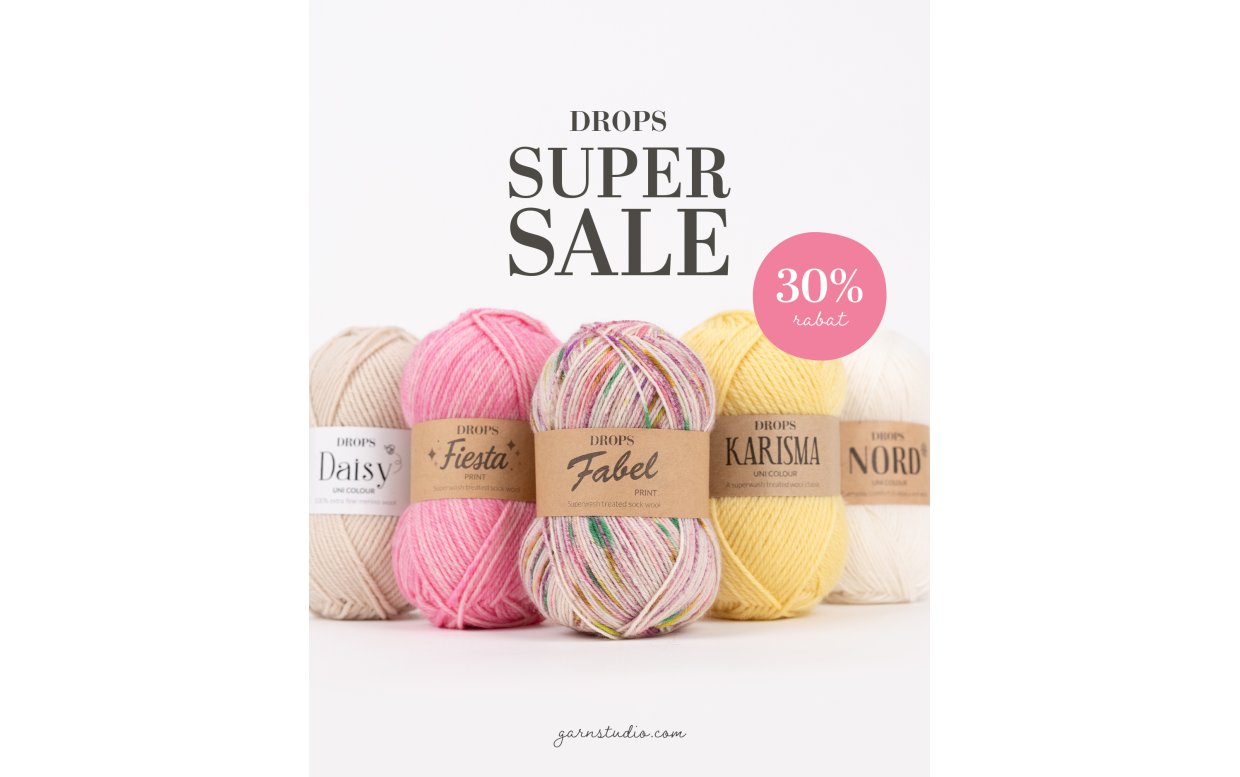 DROPS FLASH SALE - SPAR 30% - HELE FEBRUAR