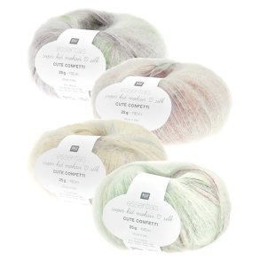 RICO - ESSENTIALS SUPER KID MOHAIR LOVES SILK CUTE CONFETTI