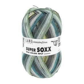 LANG YARNS - SUPER SOXX SILK COLOR