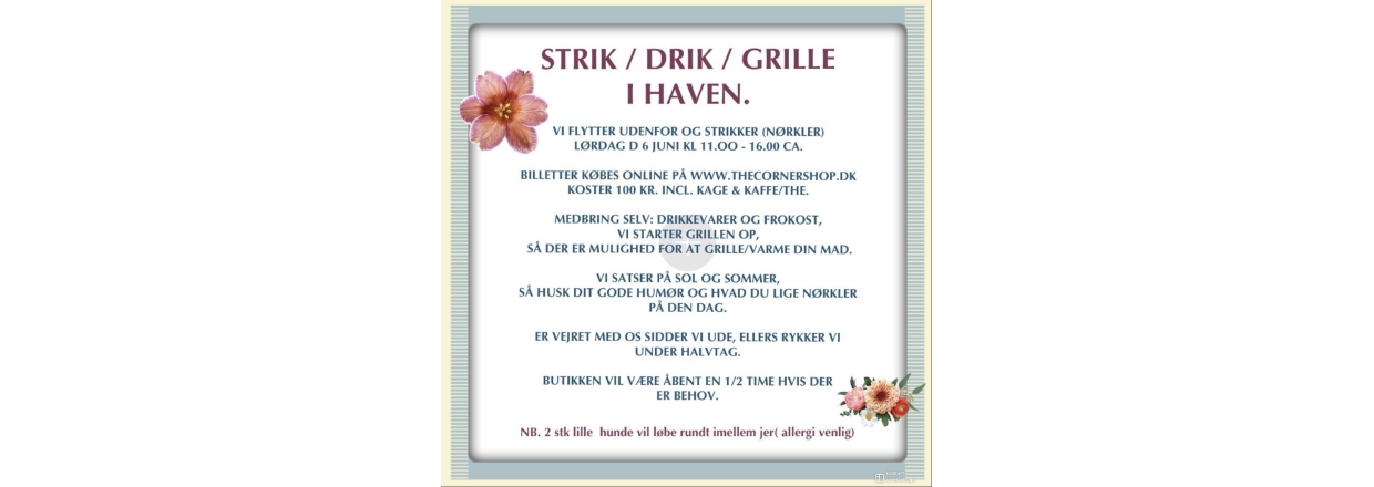 STRIK & DRIK - GRILL I HAVEN