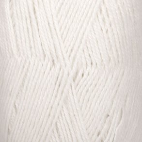 DROPS Flora Fv. Unicolor 02 Hvid