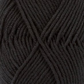 DROPS Merino Extra Fine Garn Unicolor Fv. 02 Sort