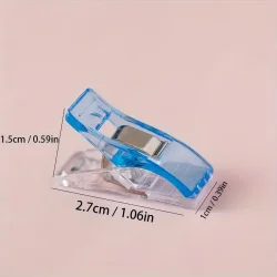 Sy Klemmer Clips/Stofclips Ass. Farver 2,7cm - 10 stk