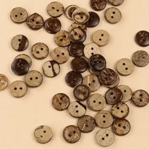 Kokos Knap 12mm 2-Hul