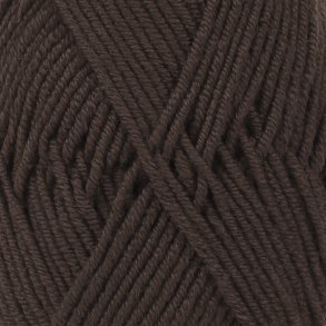 DROPS Merino Extra Fine Garn Unicolor Fv. 09 Mrk Brun