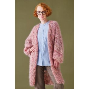 Bella C By Permin - Lang Cardigan 2 trde - Enkeltopskrift / Nr. 893179