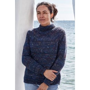 Kamma By Permin - Raglan Med Rullekrave - Enkeltopskrift / Nr. 899506