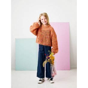 Bella C By Permin - Bred sweater til piger - Enkeltopskrift / Nr. 893151