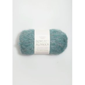 Sandnes - Brstet Alpakka Farve. 7020 Aquamarine
