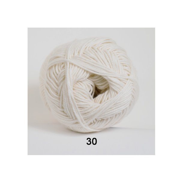 Hjertegarn - Cotton 165 (8/4) Farve 30 Rhvid