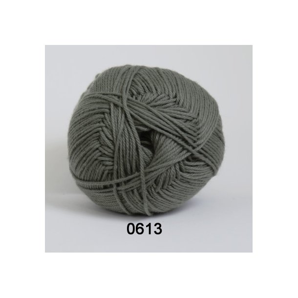 Hjertegarn - Cotton 100 Farve 613 Gr Grn