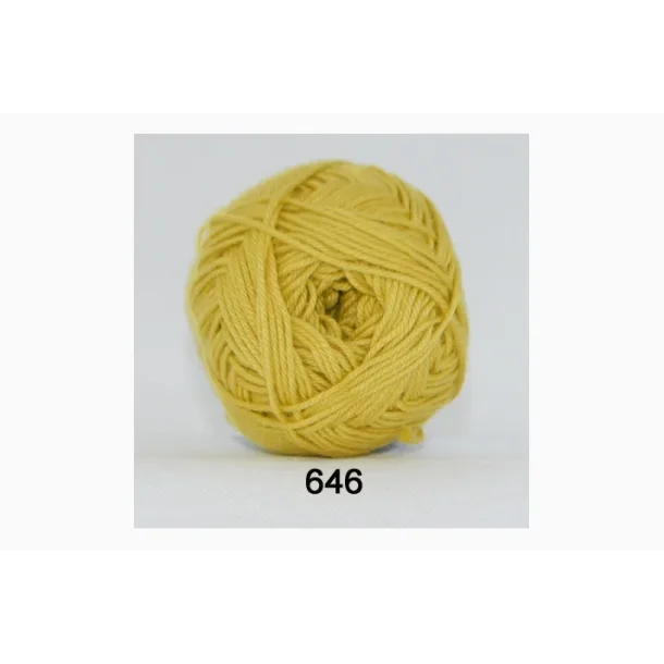 Hjertegarn - Cotton 165 (8/4) Farve 646 Anis