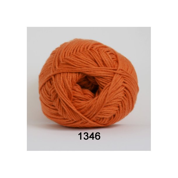 Hjertegarn - Cotton 100 Farve 1346 Orange