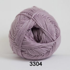 Hjertegarn - Cotton 100 Farve 3304 Lys Lyng