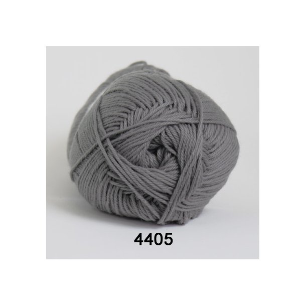 Hjertegarn - Cotton 100 Farve 4405 Lys Gr