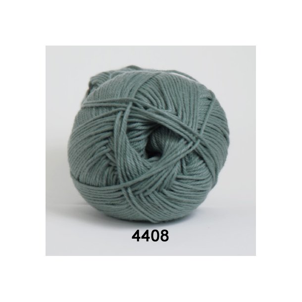Hjertegarn - Cotton 100 Farve 4408 Aqua