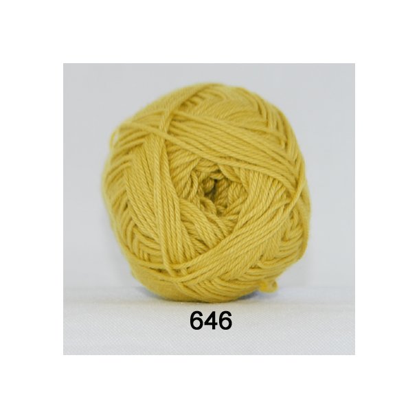 Hjertegarn - Cotton 100 Farve 646 Anis
