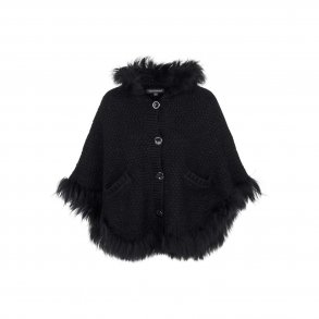 Frida Poncho  - Natures Collection - Sort