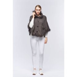 Frida Poncho  - Natures Collection - Sort