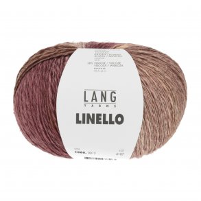 Lang Yarns - Linello Multi Color fv. 15 Cognac/Bordeaux