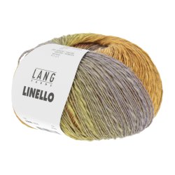 Lang Yarns - Linello Multi Color fv. 50 Guld/Gul