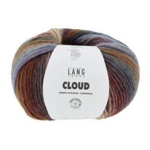 Lang Yarns - Cloud Multicolor Fv. 12 Chestnut/Petrol