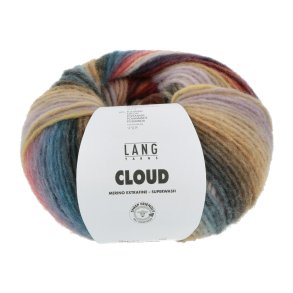 Lang Yarns - Cloud Multicolor Farve 13 Bl/Brun/Gr