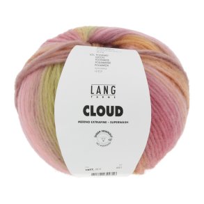 Lang Yarns - Cloud Multicolor Fv. 15 Rose/Orange/Lime