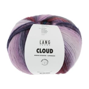 Lang Yarns - Cloud Multicolor Fv. 18 Lilla/Petrol/Pink