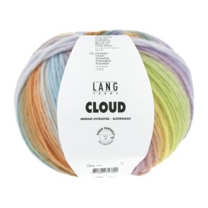 Lang Yarns - Cloud Multicolor Fv. 22 Lilla/Orange/Gul/Gr�n