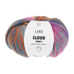 Lang Yarns - Cloud Funky Fv. 25 Pink/Orange/Ocean/Petrol Multi
