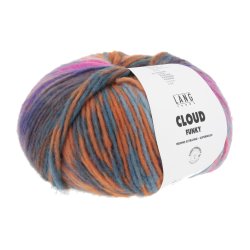 Lang Yarns - Cloud Funky Fv. 25 Pink/Orange/Ocean/Petrol Multi