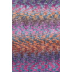 Lang Yarns - Cloud Funky Fv. 25 Pink/Orange/Ocean/Petrol Multi