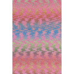 Lang Yarns - Cloud Funky Fv. 27 Pink/Bl�/Fuchsia/Gr�n Multi