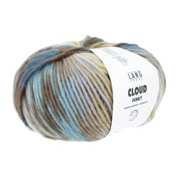 Lang Yarns - Cloud Funky Fv. 28 Plum/Grey/Navy/Brass Multi