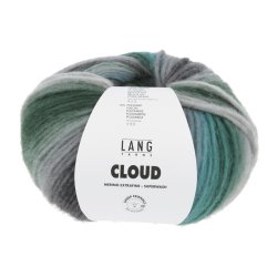 Lang Yarns - Cloud Fv. 30 Turkis/Gr�/Sort/Gr�n Multi