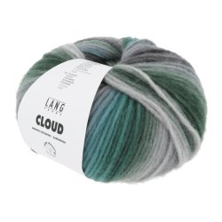 Lang Yarns - Cloud Fv. 30 Turkis/Gr�/Sort/Gr�n Multi