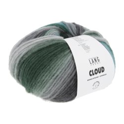 Lang Yarns - Cloud Fv. 30 Turkis/Gr�/Sort/Gr�n Multi
