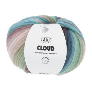 Lang Yarns - Cloud Fv. 33 Mint/Turkis/Brun Multi