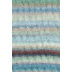 Lang Yarns - Cloud Fv. 33 Mint/Turkis/Brun Multi