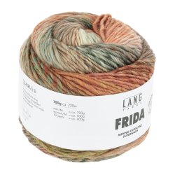 Lang Yarns - Frida Fv. 02 Rust/Lys Grn Multi