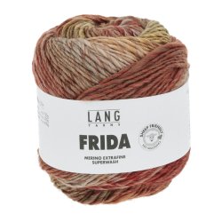 Lang Yarns - Frida Fv. 12 Orange/R�d Multi