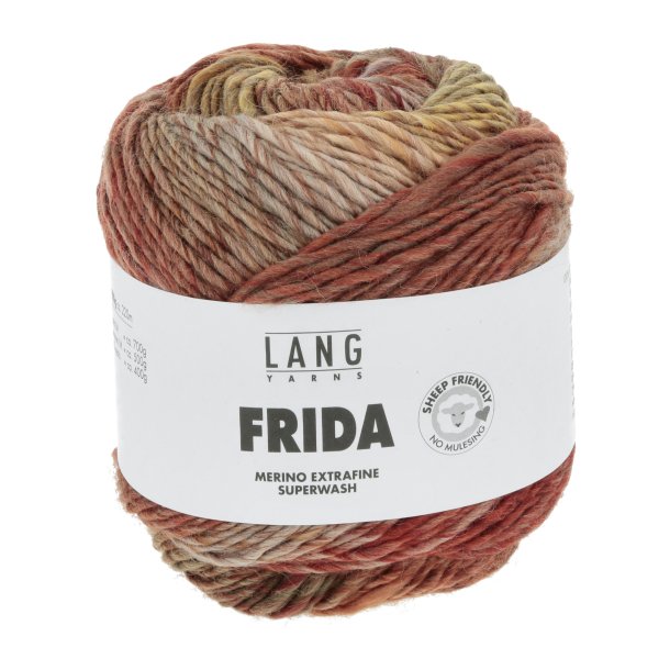 Lang Yarns - Frida Fv. 12 Orange/Rd Multi