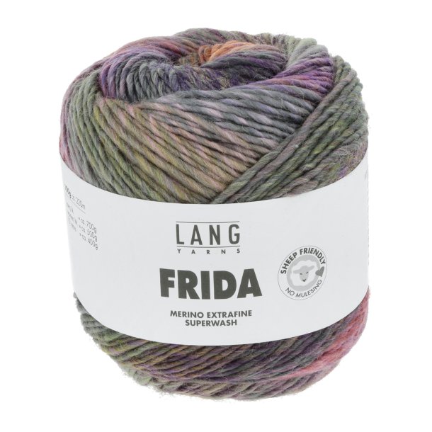 Lang Yarns - Frida Fv. 13 Lilla/Grn Multi