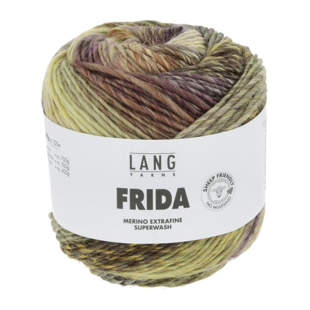 Lang Yarns - Frida Fv. 14 Lilla/Gul