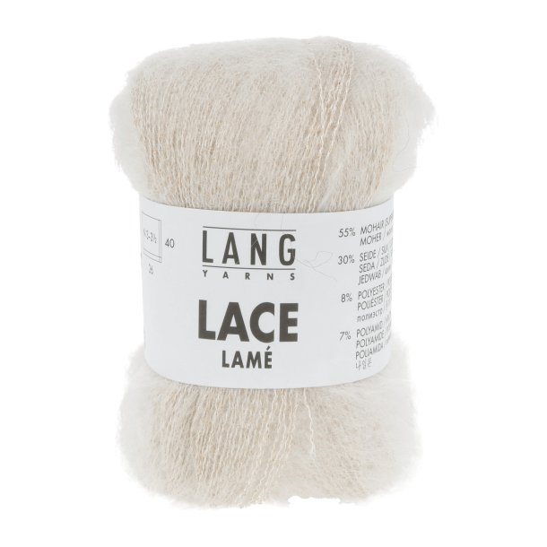 Lang Yarns - Lace Lam Fv. 01 Hvid