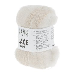 Lang Yarns - Lace Lam Fv. 01 Hvid