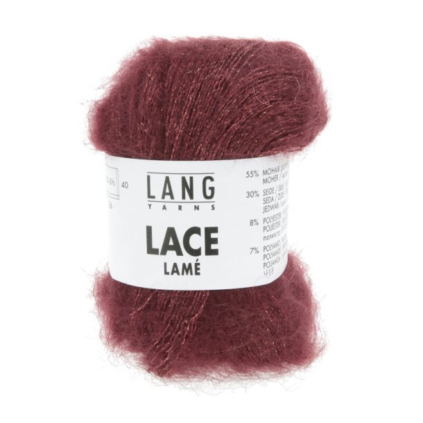 Lang Yarns - Lace Lam� Fv. 62 Wine Red