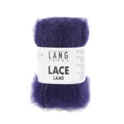  Lang Yarns - Lace Lam� Fv. 90 Royal Purple