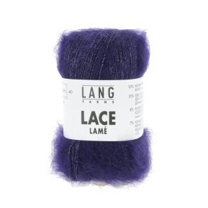  Lang Yarns - Lace Lam� Fv. 90 Royal Purple